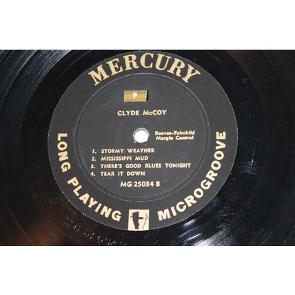 Clyde McCoy 10" LP with Original Cover-SUGAR BLUES