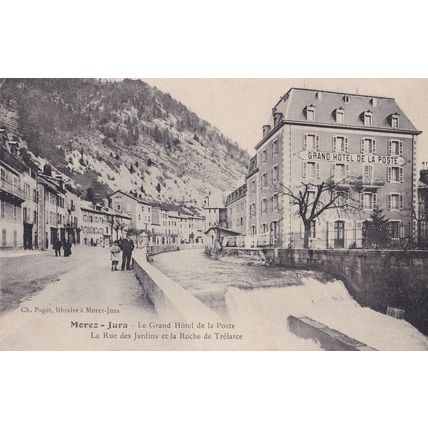 Morez Jura Hotel De La Poste Old French Postcard