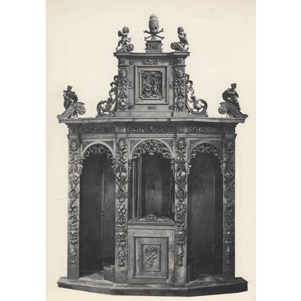 Varenna Church Confessional Italian Real Photo Postcard