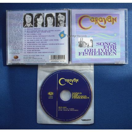 Caravan Songs For Oblivion Fishermen 1998 Used CD Prog Rock UK