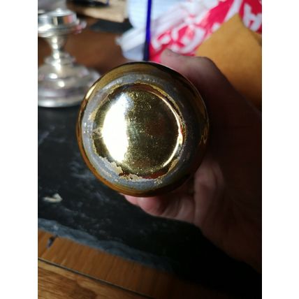 Gold Metallic Tea Light Holder