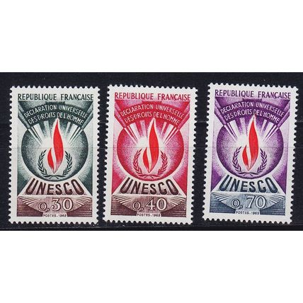 FRANKREICH FRANCE [Unesco] MiNr 0009-11 ( **/mnh ) UNO