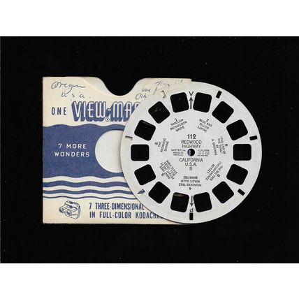 Sawyers View-Master Reel 112 - Redwood Highway, California, USA II - 3D