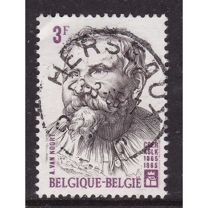 Belgium Postmark 1965 Herseaux A Van Noor 3f Fine Used VGC