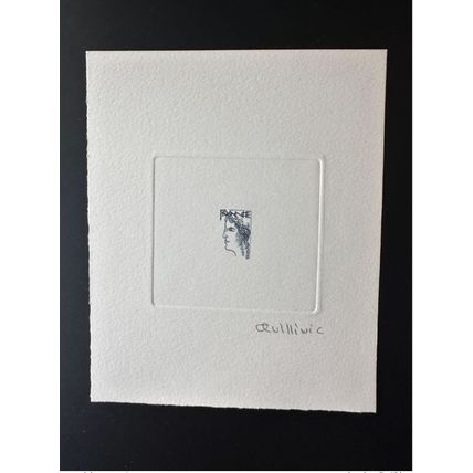 France Epreuve d'artiste projet Marianne non retenu René Quillivic bleu sans VF