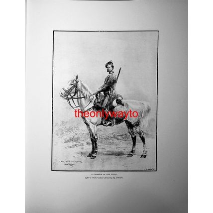 Chasseur Of The Guard, St Petersburg, Russia, Book Illustration (Print), 1892