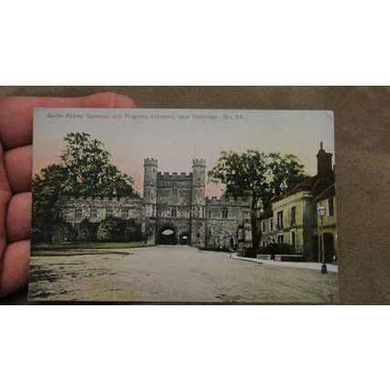 Early Eustace Watkins Postcard - Gateway, Battle Abbey -Nr Hastings, Sussex