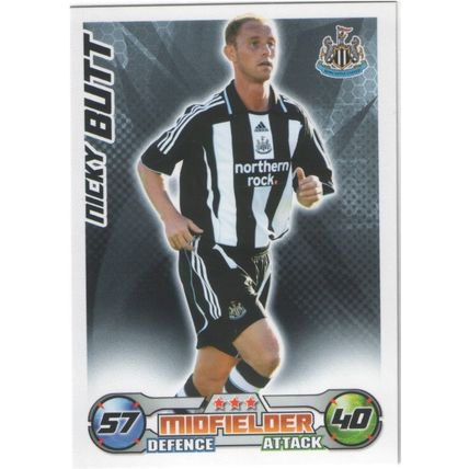 Match Attax 2008/2009 Nicky Butt Newcastle United