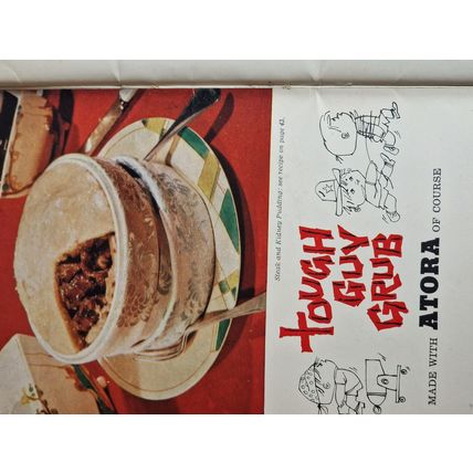 Vintage 1960 Tough Guy Grub Recipe Book