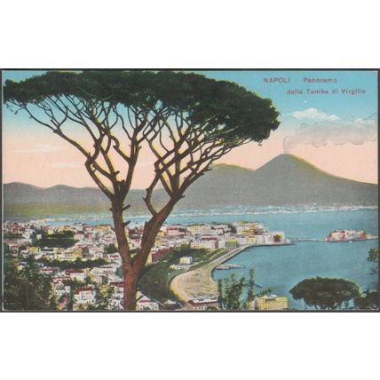 Panorama dalla Tomba di Virgilio, Napoli, c1910 - Deutsche Erfindungen Cartolina