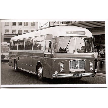 Black & White Photograph of Bristol Omnibus Co. Ltd. - 861 UAE