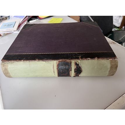 ANTIQUE BIBLE ALTAR OF THE HOUSEHOLD 1800's REV ROBERT JAMIESON HARDBACK