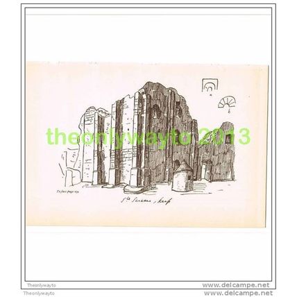 SAINTE-SUSANNE, KEEP, FRANCE, Book Illustration (Print), c1897
