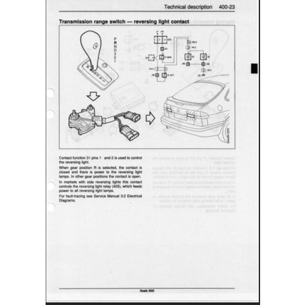 Saab 900 Automatic Transmission Workshop Manual 1994 199321564 PDF