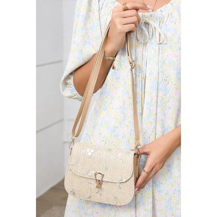Jet Stream Delicate Weave Detail One Shoulder Bag