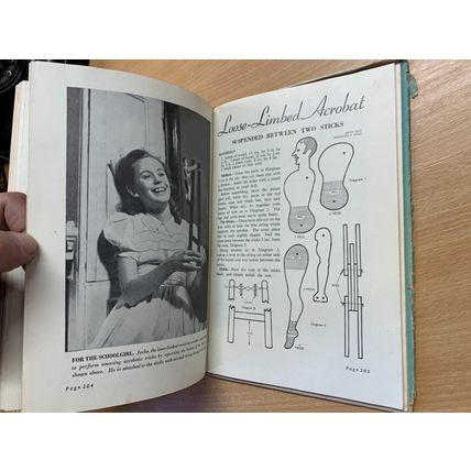 c1949 "GIFTS YOU CAN MAKE YOURSELF" CRAFTS ILLUSTRATED HB BOOK & SHEET (P4)