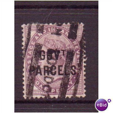 official stamps government parcels official sgo69 1d lilac used