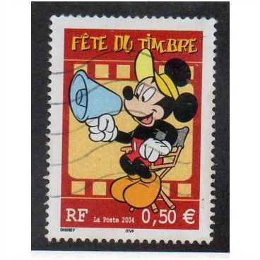 FRA 2004 50c 'STAMP DAY' FINE USED (EBID20-494)