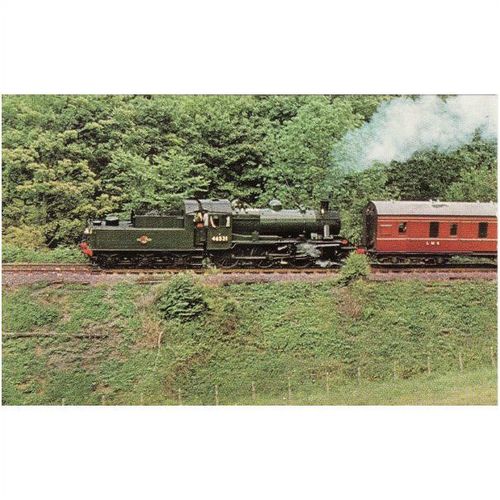 Railway Postcard LMS Ivatt 2MT 46521 BR 2-6-0 Loco Severn Valley