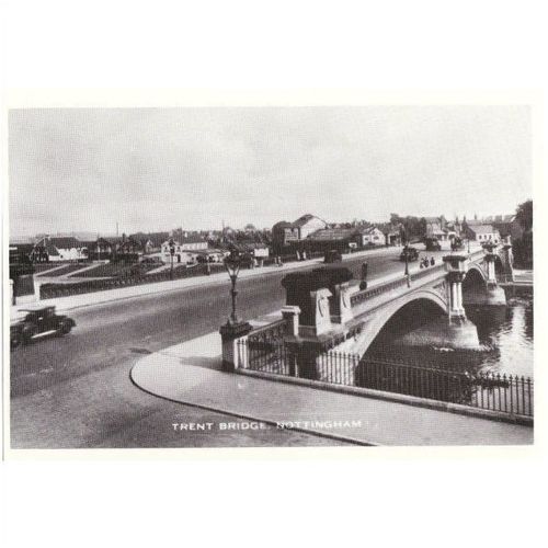 Postcard NOTTINGHAM Trent Bridge 1943 WW2 River