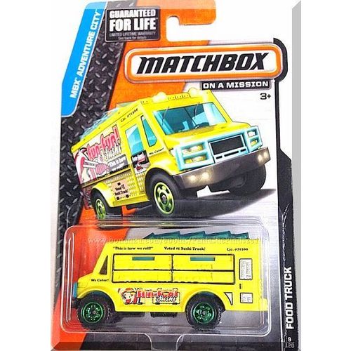 Matchbox - Food Truck: MBX Adventure City #9/120 (2015) *Yellow Edition*