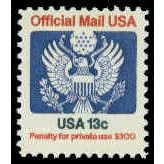 O129 13c Eagle Fine MNH G0589
