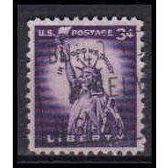 Used 1035 3c Statue of Liberty Very Fine KA5760