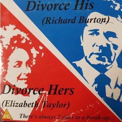 Divorce His Divorce Hers DVD Promo Richard Burton Elizabeth Taylor