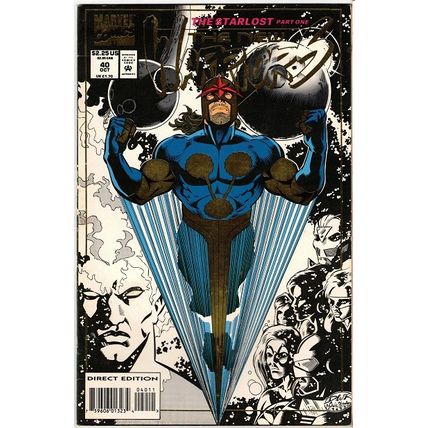 THE NEW WARRIORS # 40 Foil cover (1993)