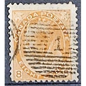 Canada 1898 SG161 8c Orange Good Used ..