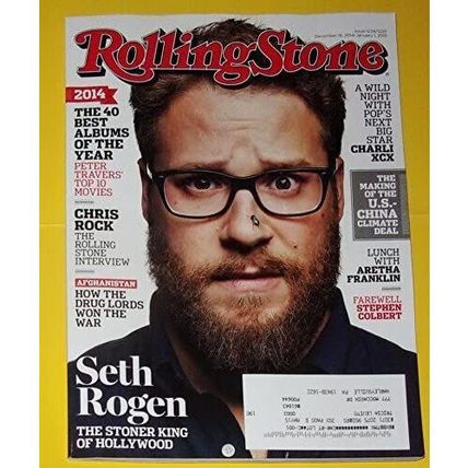 ROLLING STONE-DECEMBER 18, 2014/JANUARY 1, 2015-SETH ROGEN-NEW-FAST SHIPPING
