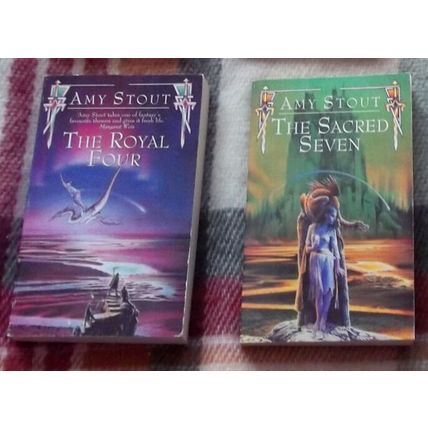 2 Amy Stout PBs The Sacred Seven & The Royal Four | VG -