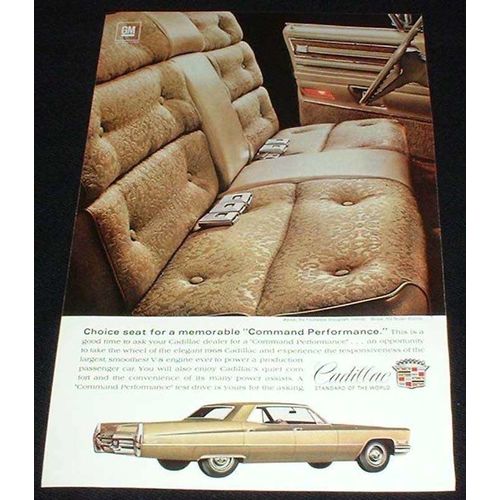 1968 Cadillac Fleetwood Brougham & Sedan Ad!!