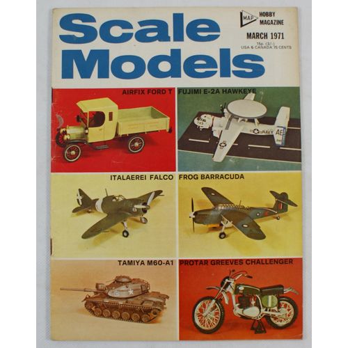 Scale Models (1969) Vol.2 # 3 - March 1971, Antonov An22, Barracuda, Hawkeye