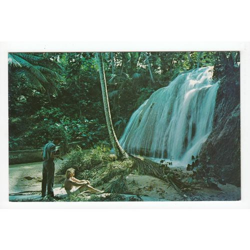 Jamaican Waterfall Jamaica Postcard 81044