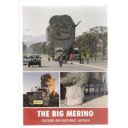 THE BIG MERINO, GOULBURN NEW SOUTH WALES, AUSTRALIA used postcard. 2009 pm =