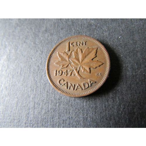 1947 GEORGE VI CANADA ONE CENT FREE POST. AAY