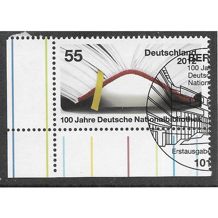 GER 2012 55c 'NATIONAL LIBRARY' FINE USED (EBID69-409)