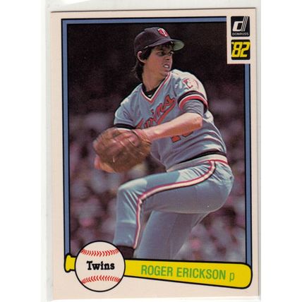 1982 Donruss baseball card 303 Roger Erickson