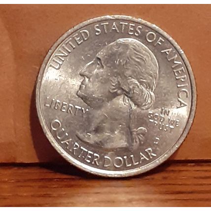 2015 USA United States of America Quarter Dollar Coin - Bombay Hook Delaware