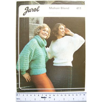 Vintage: Jarol 411 cowl & slash neck sweaters, mohair