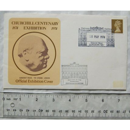1974 Churchill Centenary Exhibition Official Exhibition Cover