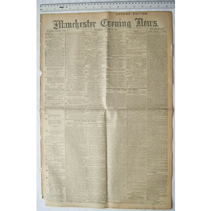 1912 original Manchester Evening News No. 13,538