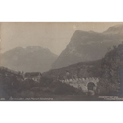 Veiknuden ved Merok Sondmore Norway Old Postcard