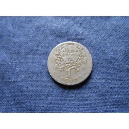 1928 PORTUGAL 1 ESCUDO COIN.