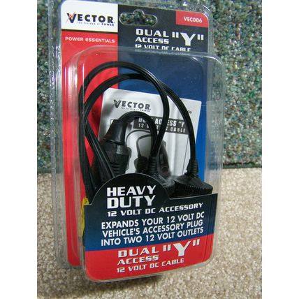 Vector 12-Volt Dual "Y" Access DC Cable
