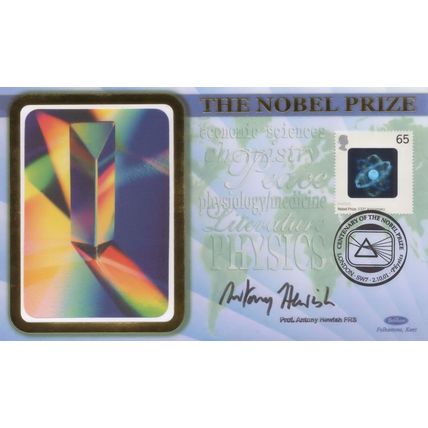 Professor Antony Hewish Radio Astronomer Benham Nobel Prize Rare Hand Signed FDC