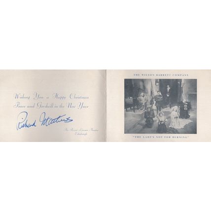 Richard Matthews South African BBC Wildlife 3x TV Hand Signed Card