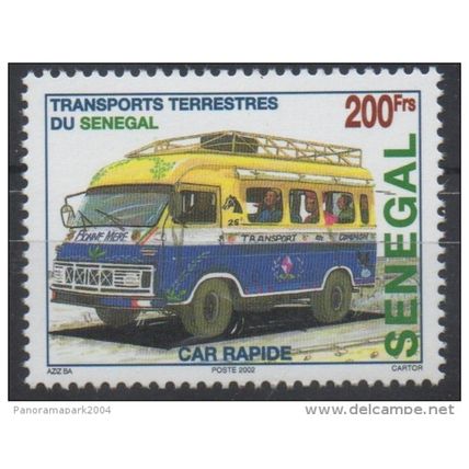Sénégal 2002/2004 - 200 F Car Rapide Bus Transports terrestres Neuf ** MNH RARE