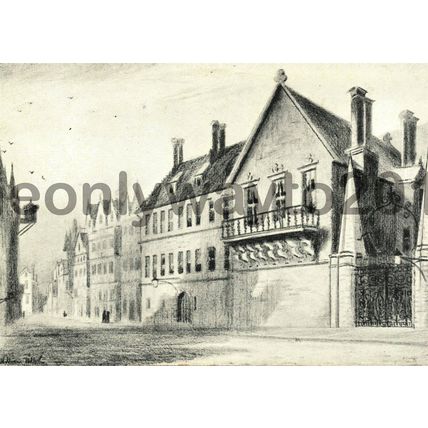 Moray House, Canongate, Edinburgh, Scotland, Postcard